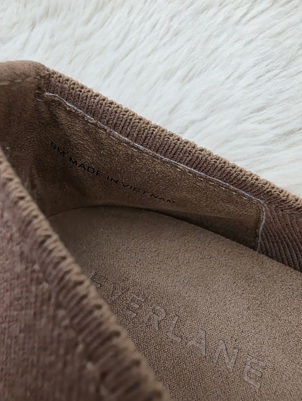 NEW Everlane The Day Glove ReKnit Ballet Flat Cinnamon Latte 9 - Picture 14 of 14